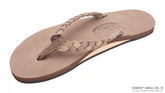 Twisted Sister - Single Layer Arch Support Leather with a 3/4" Medium Double Braided Strap