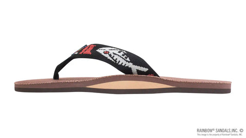 Single Layer Hemp with a 1" Nylon Fish Pattern Strap