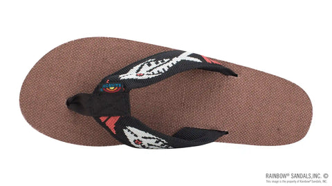 Single Layer Hemp with a Nylon Fish Pattern Strap