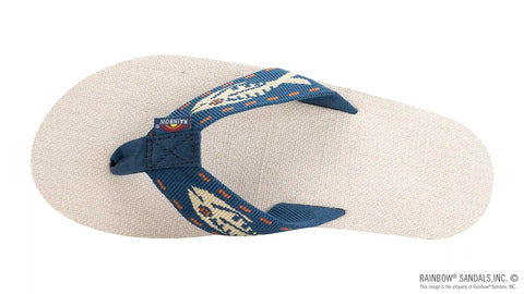 Single Layer Hemp with a 1" Nylon Fish Pattern Strap