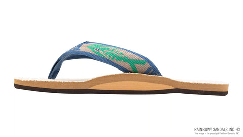 Single Layer Hemp with a Nylon Fish Pattern Strap