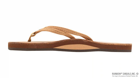 The Sandpiper - Luxury Leather  Single Layer Arch Support with 1/3" Double Narrow Strap