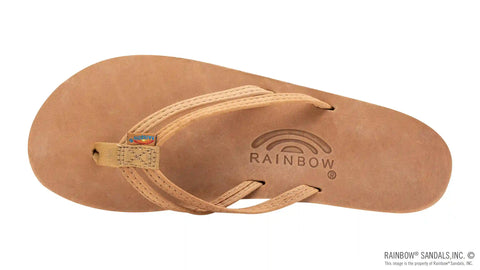 The Sandpiper - Luxury Leather  Single Layer Arch Support with 1/3" Double Narrow Strap