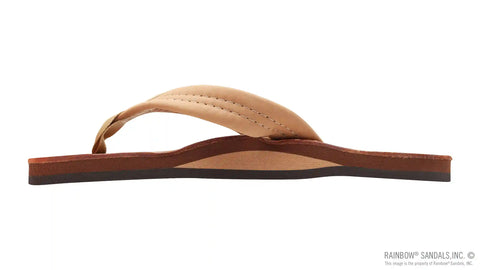 Luxury Leather - Single Layer Arch  Support with a 1" Strap