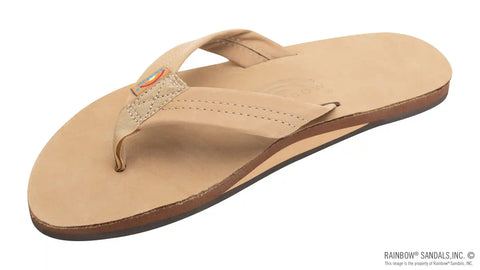 Single Layer Premier Leather with Arch Support 1" Strap