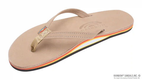 Single Layer Premier Leather with Arch Support and a 1/2" Narrow Strap