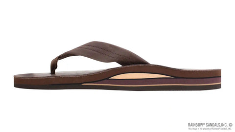 Double Layer Classic Leather with Arch Support