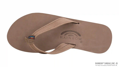 The Catalina - Single Layer Arch Support Premier Leather Tapered Strap