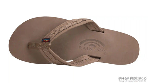 The Madison - Single Layer Arch Support with a Braid on a 3/4" Medium Rolled Strap