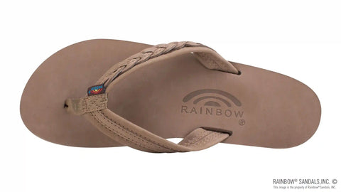 The Madison - Double Layer Arch Support with a Braid on a 3/4" Medium Rolled Strap