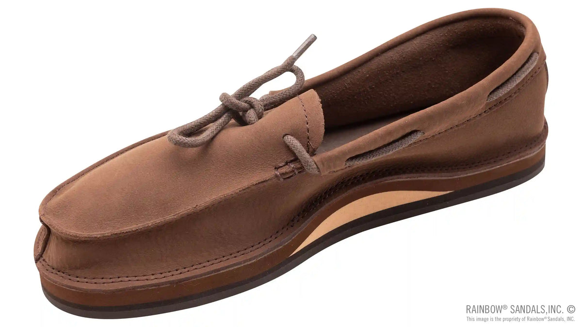 Women's Single Layer Milled Leather Mocca Loaf